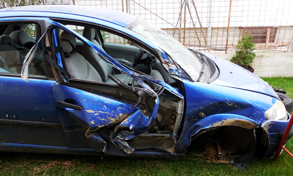 masina-avariata-accident Citroen C3 avariat accident